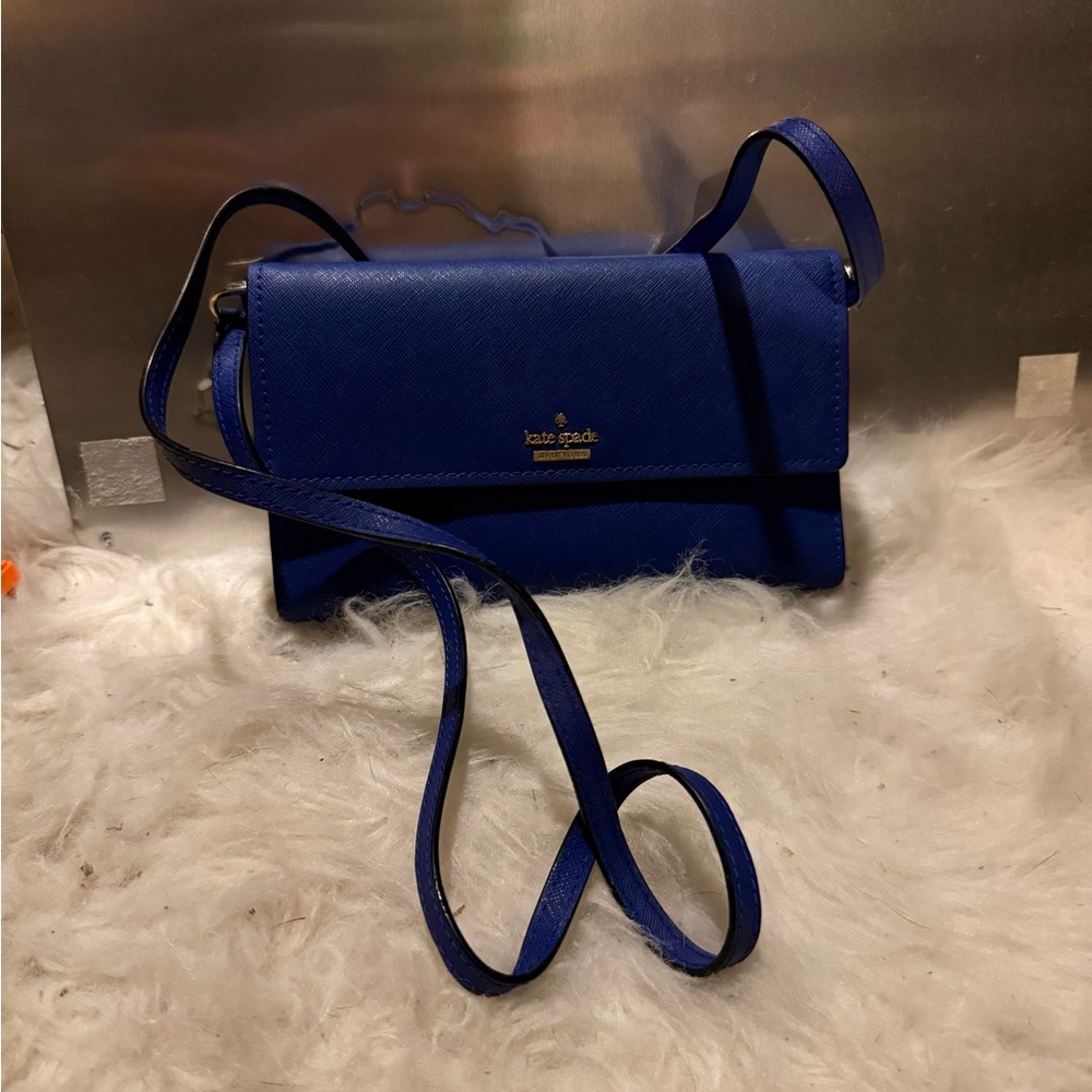 Kate Spade Blue Crossbody Bag